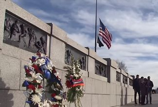 США запретили посольству РФ возложить венки к мемориалу «Дух Эльбы»