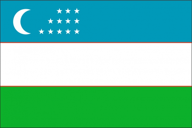 Флаг Узбекистана