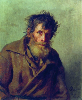 Илья Репин. Мужичок из робких. 1877 год