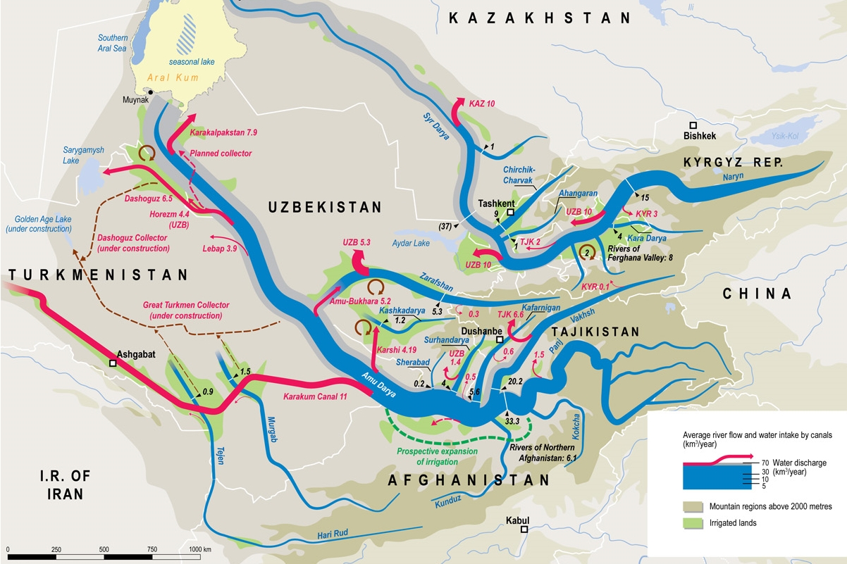 Вода к войне: Узбекистан, Казахстан, Туркмения vs Таджикистан и Киргизия