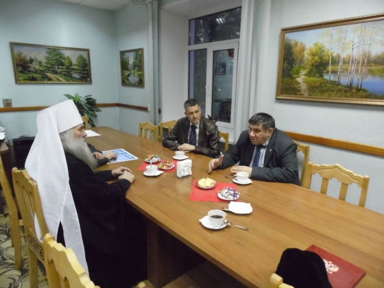 Представители духовенства на встрече с администрацией Тальменского района
