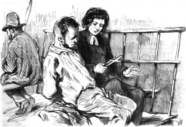 Иллюстрация к повести Виктора Гюго «Последний день приговорённого к смерти». 1853