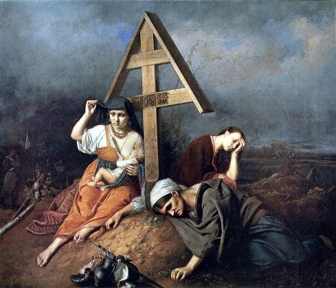 Василий Перов. Сцена на могиле. 1859