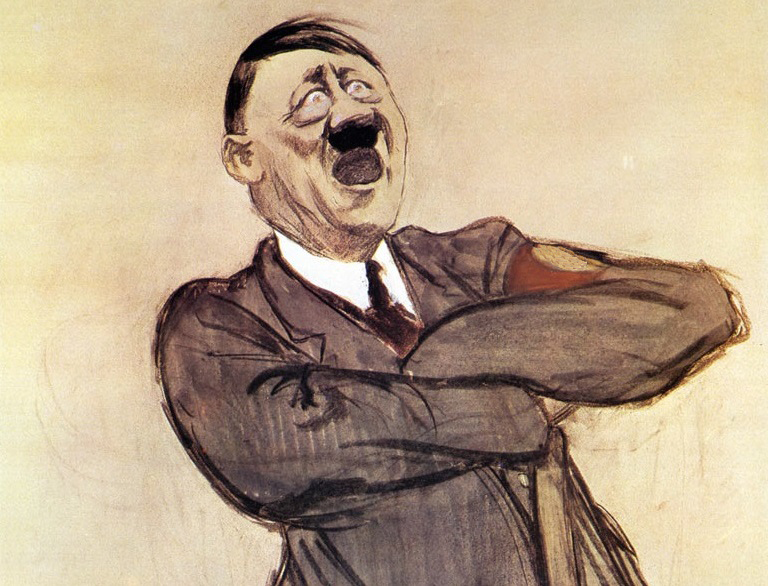 Рисунок символами гитлер