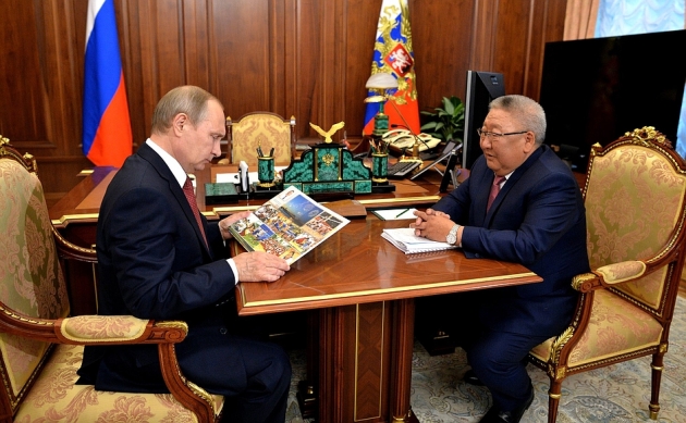 Рабочая встреча Владимира Путина с главой Республики Саха (Якутия) Егором Борисовым