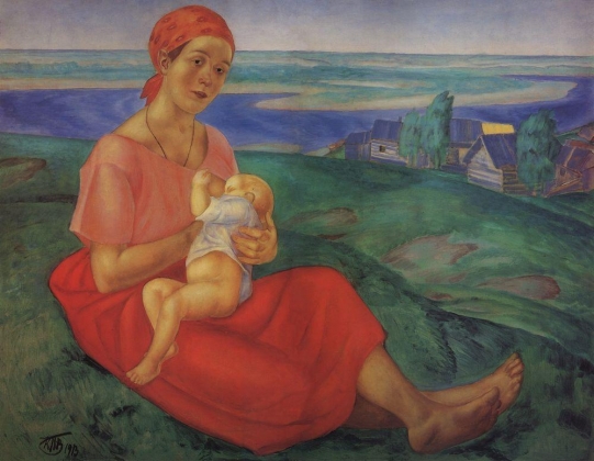Кузьма Петров-Водкин. Мать. 1913