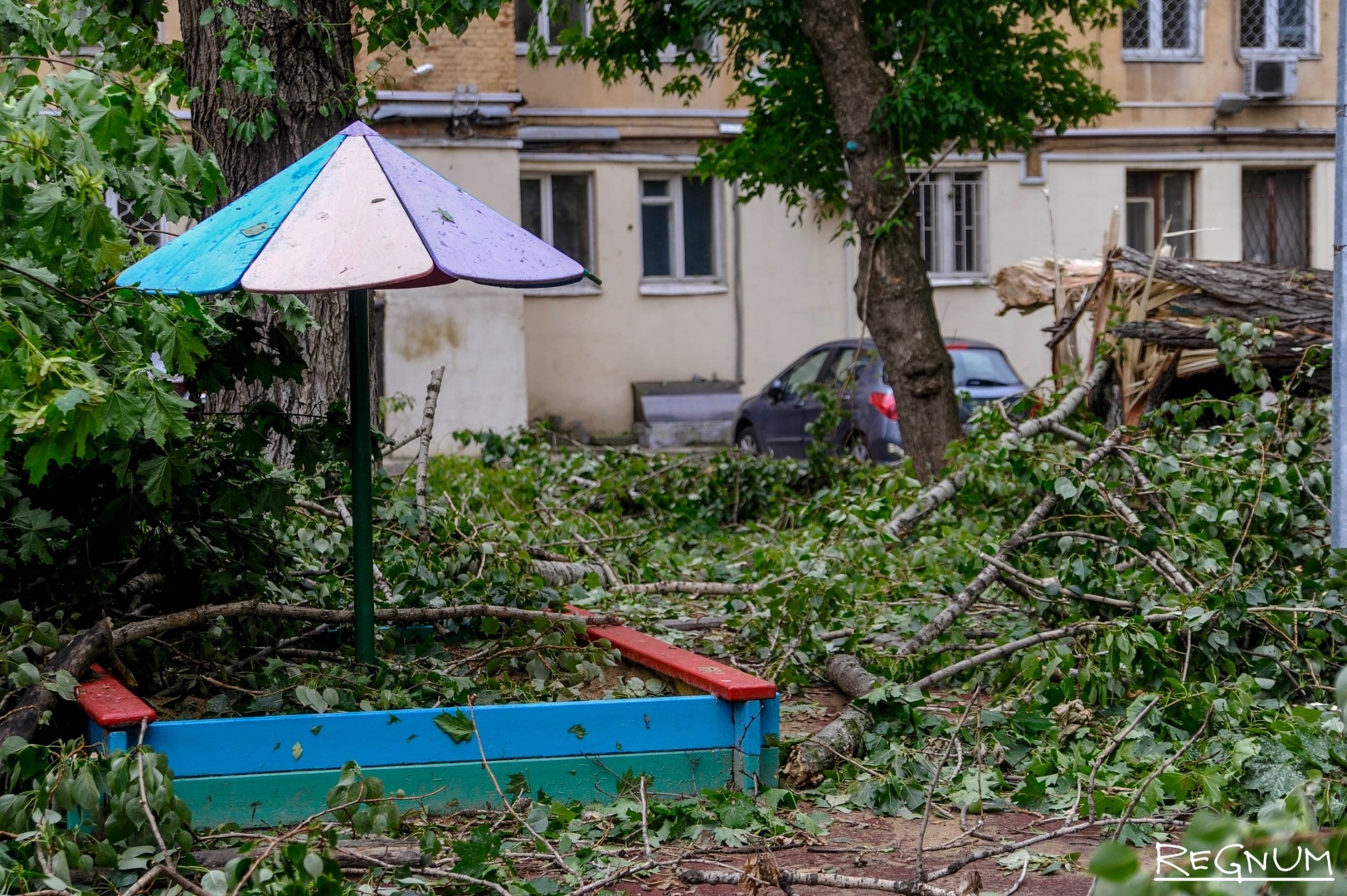 Подмосковная Руза снова оказалась в эпицентре урагана — есть разрушения