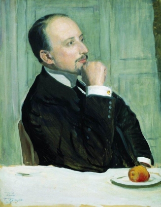 Борис Кустодиев. Портрет Е. Е. Лансере. 1913