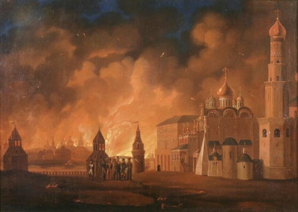 А. Ф. Смирнов. «Пожар Москвы». 1810-е гг
