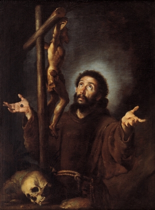 Бернардо Строцци. Св. Франциск Ассизский перед распятием. 1615