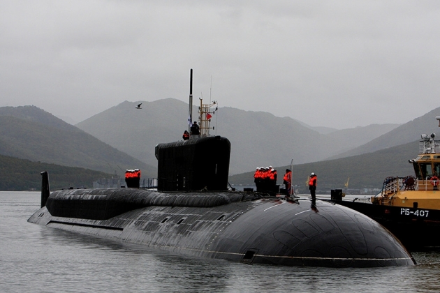 Атомный подводный крейсер (АПКР) «Александр Невский» в пункте постоянного базирования Вилючинск