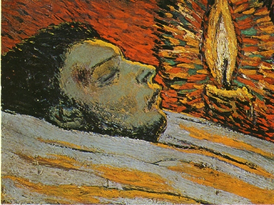 Пабло Пикассо. Умерший. Свеча. 1901