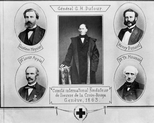 Пять основателей Международного комитета Красного Креста