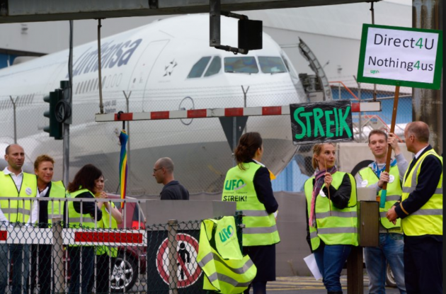 Забастовка пилотов Lufthansa
