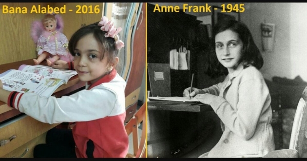 Сравнение Баны Алабед с Анн Франк