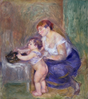 Пьер Огюст Ренуар. Мать и дитя. 1895