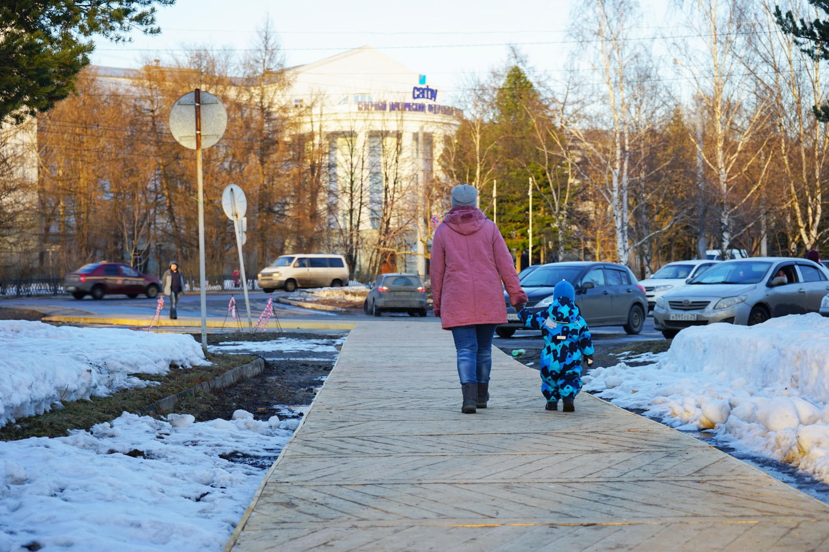 Архангельск паркет на улице