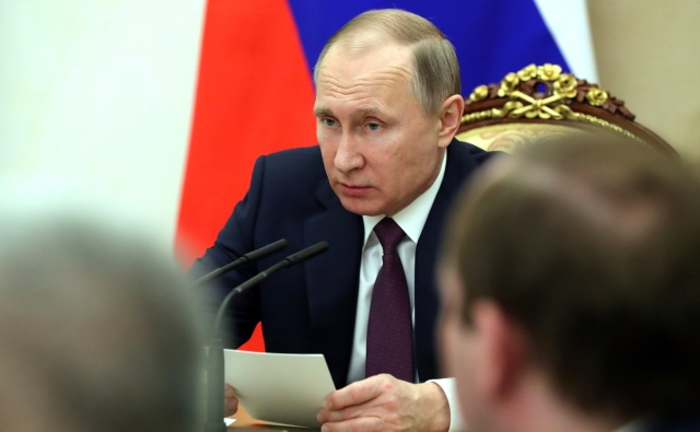 Владимир Путин на заседании Совета Безопасности