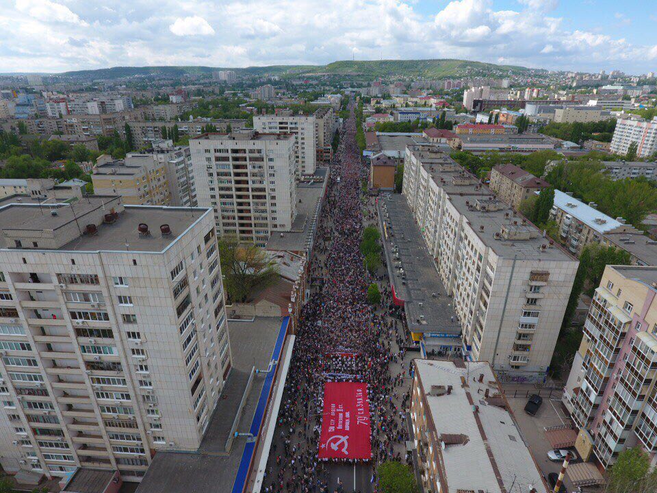 В колонне бессмертного полка