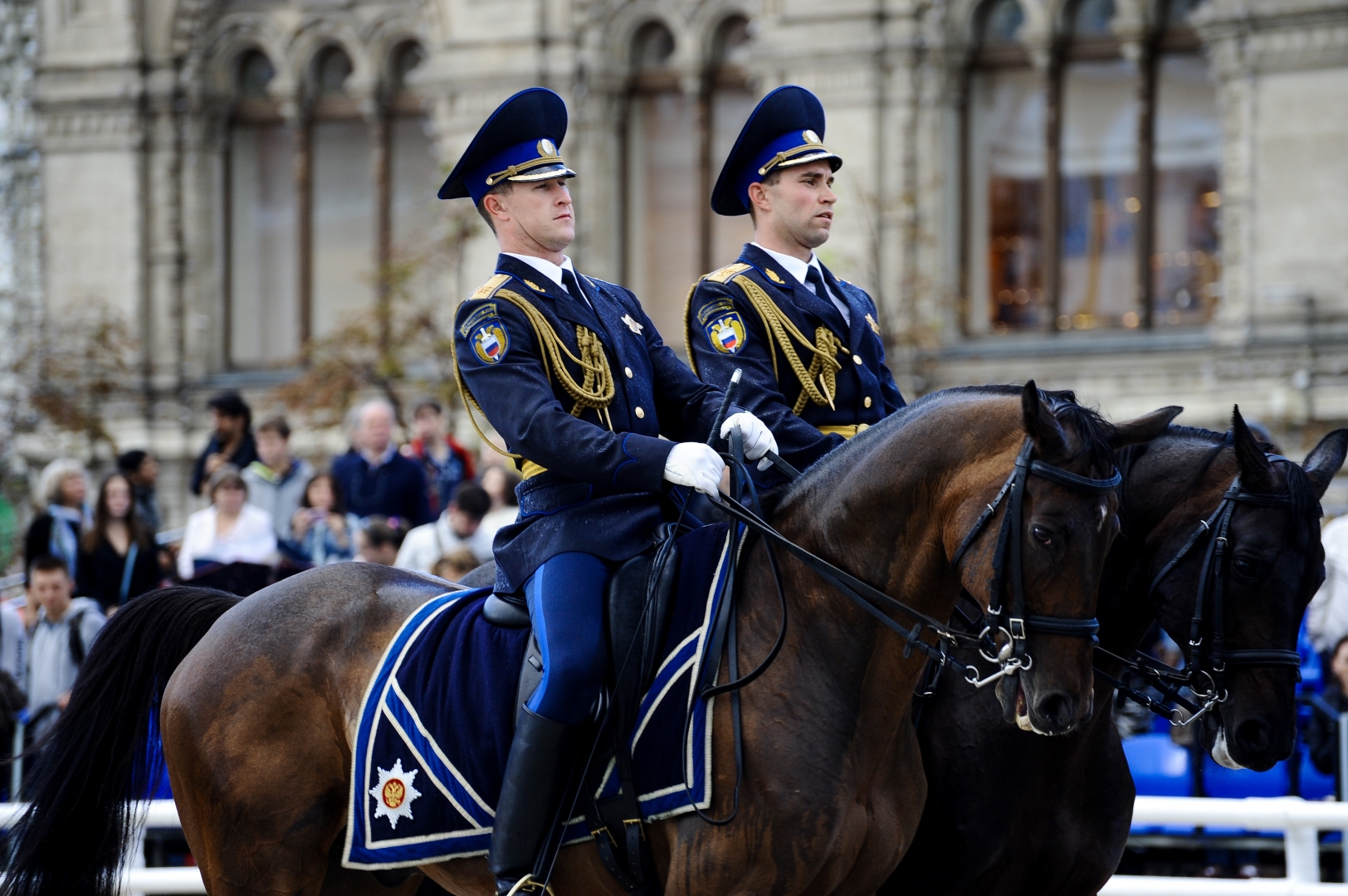 В Кремле прошла первая церемония развода караулов Президентского полка