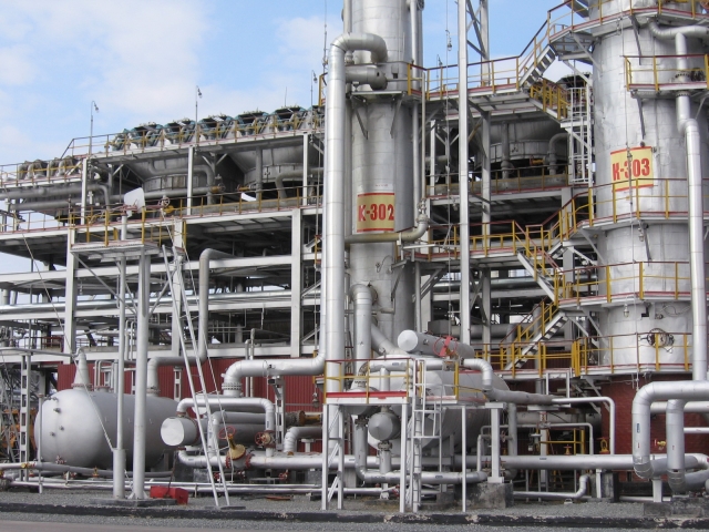 Газоперерабатывающая установка. 