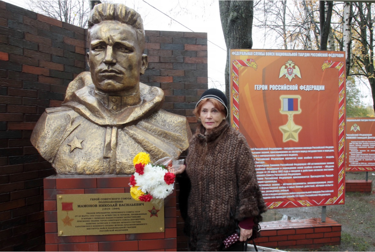 В Калининграде открыт памятник Герою Советского Союза Николаю Мамонову