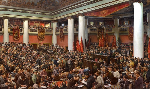 Исаак Бродский.  II Конгресс Коминтерна. 1924