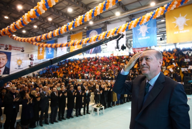 Президент Эрдоган принял участие в 6-м Провинциальном конгрессе ПСР. 02 декабря 2017