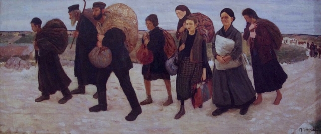 Маурицио Минковский. Беженцы. 1906—1909