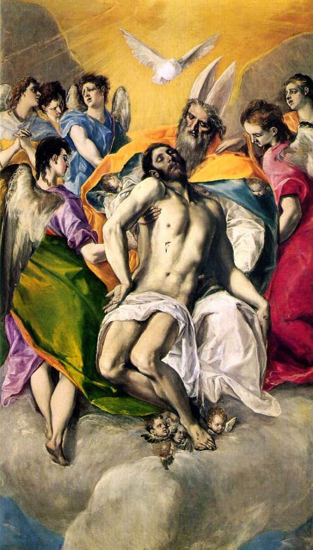 Эль Греко. Святая Троица. 1577