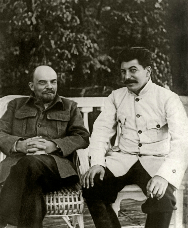 Владимир Ленин и Иосиф Сталин