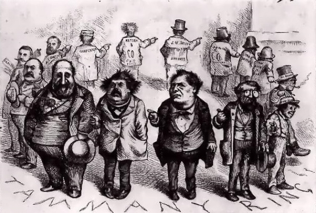 Круговая порука. Карикатура 1871 года