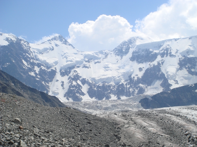 Гора Белуха и Аккемский ледник