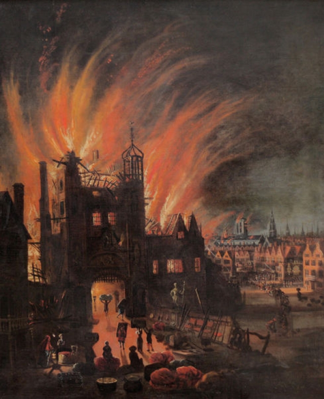 Великий лондонский пожар. Около 1670