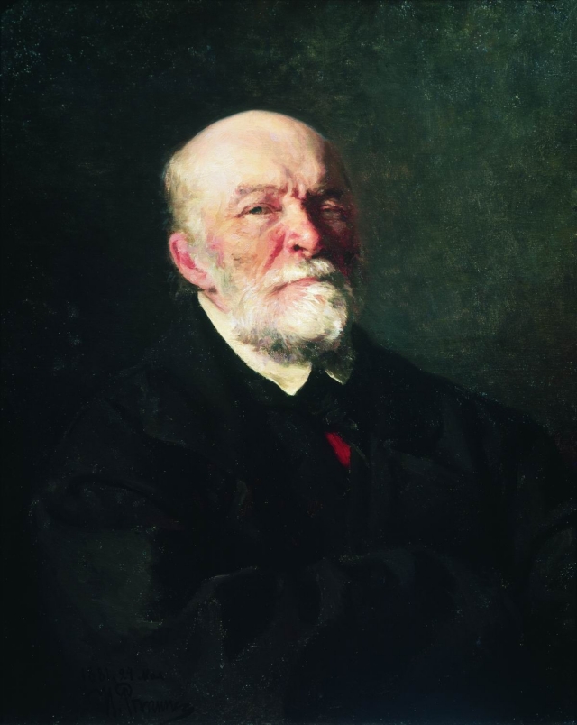 Илья Репин. Портрет хирурга Н. И. Пирогова. 1881