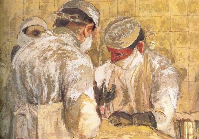 Жан Эдуар Вюйар. Хирурги (фрагмент). 1914