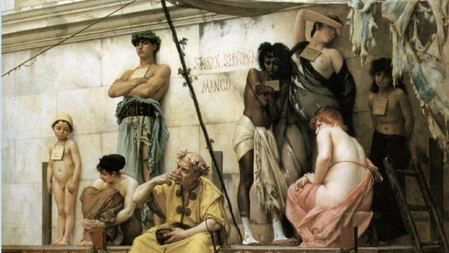 Густав Буланже. Рынок рабов. 1886