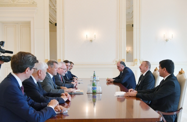 Ильхам Алиев принимает сопредседателей Минской группы ОБСЕ
