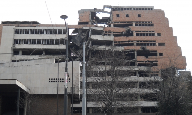 Последствия бомбардировки Белграда 
