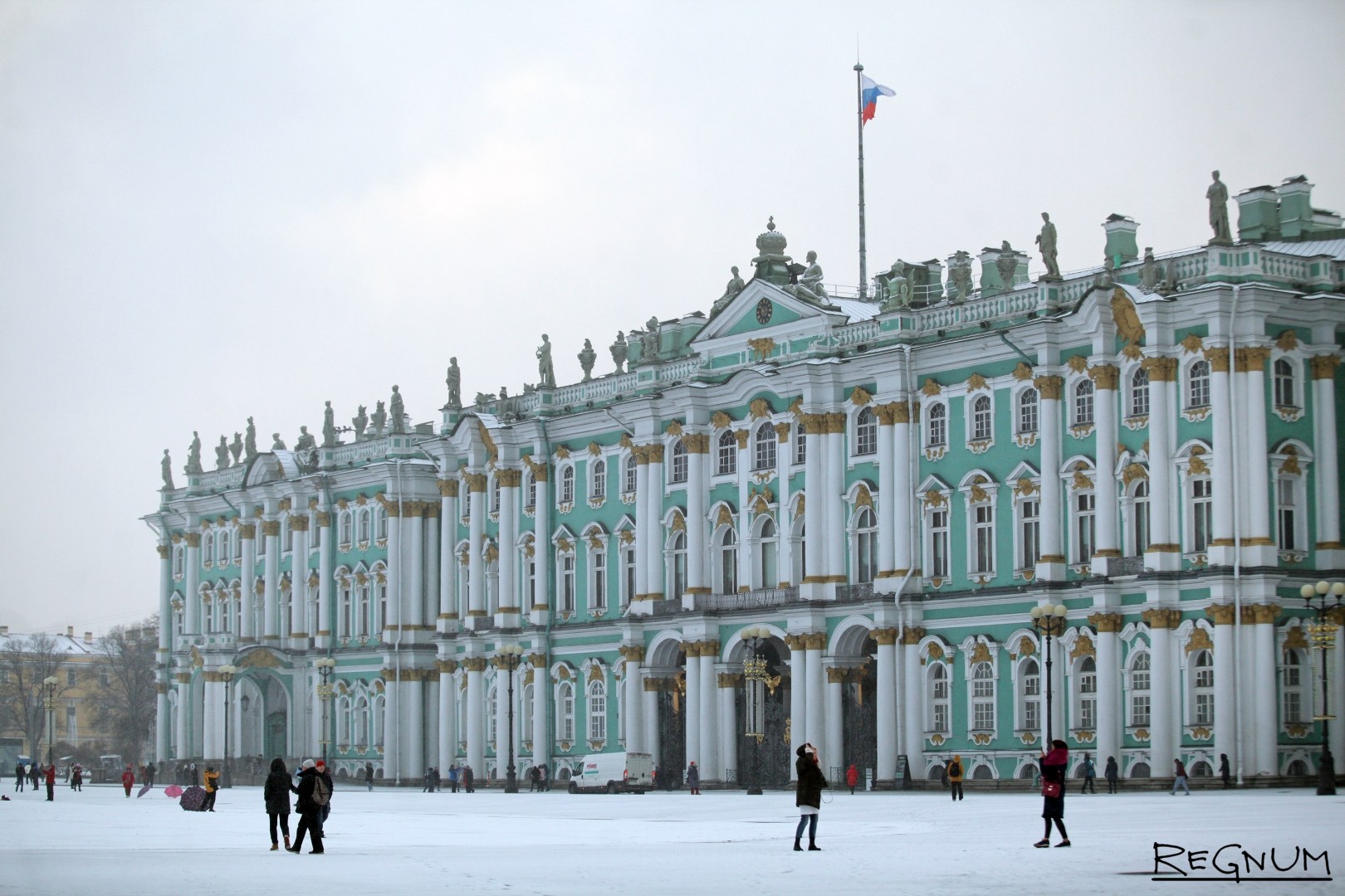 Западный фасад зимнего дворца