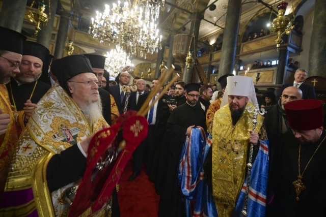 На Литургии 
