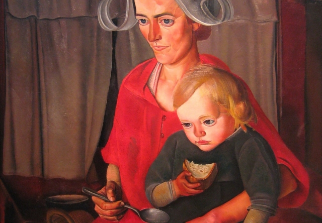 Борис Григорьев. Бедность (фрагмент). 1925