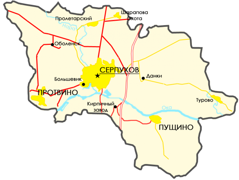 Карта Серпуховского района. Городской округ Серпухов карта. Серпуховской район Московской области на карте. Город Серпухов на карте Московской области.