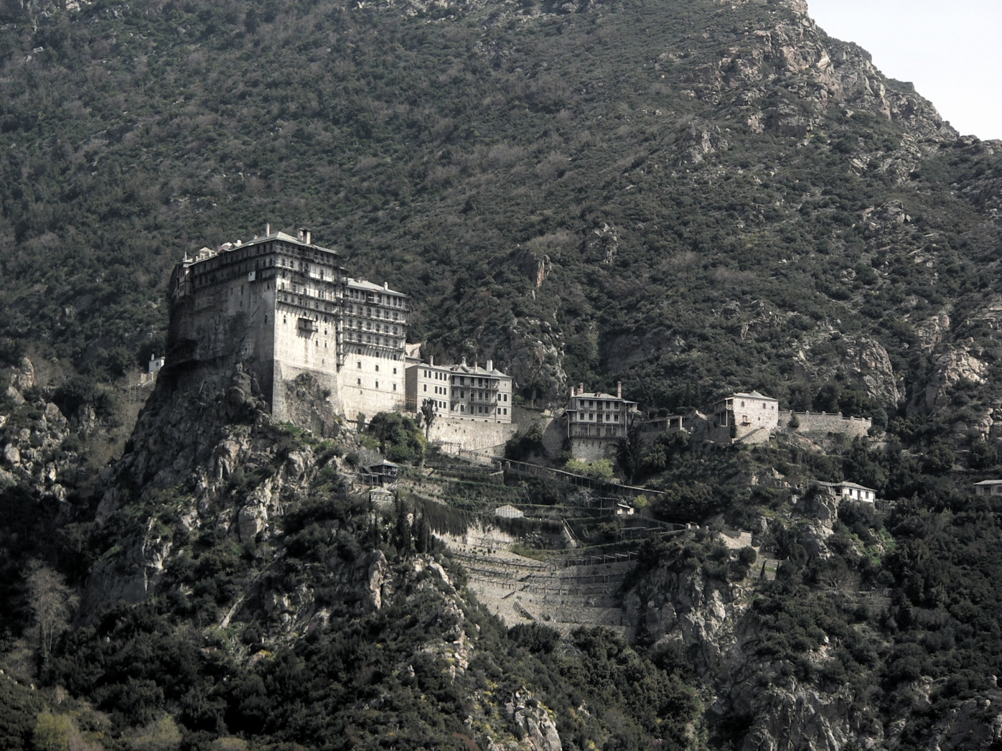 Монастырь Святого Петра Афон Греция