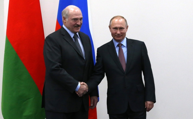 Владимир Путин и Александром Лукашенко