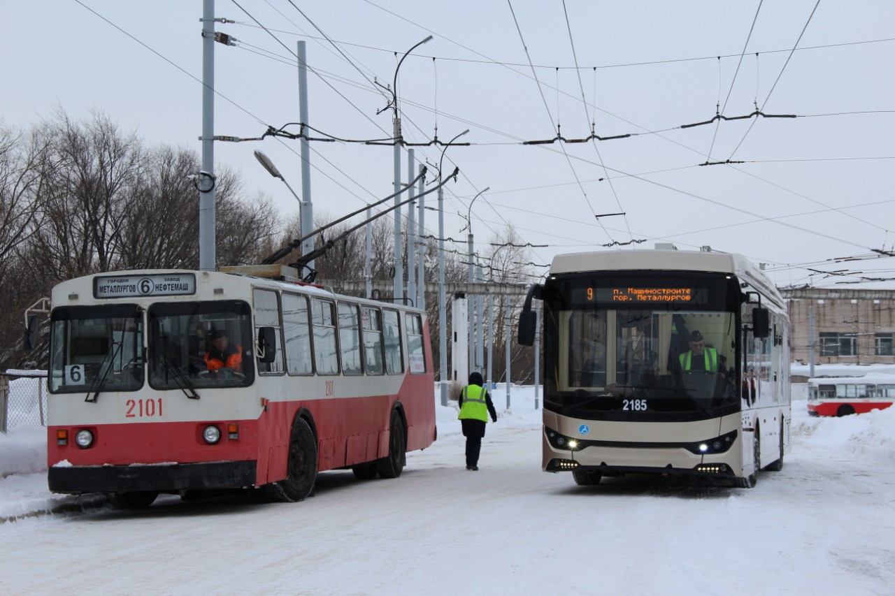 На улицы Ижевска вышел первый троллейбус на автономной тяге