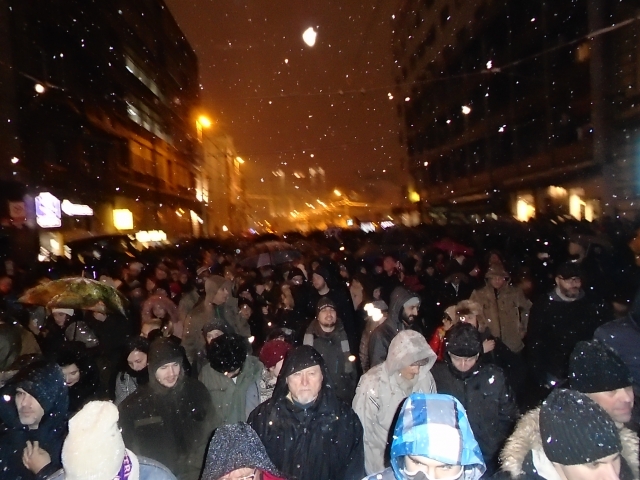 Протесты в Белграде. 2018 
