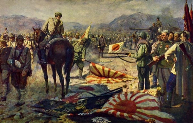 Павел Судаков. Капитуляция японской армии. 1948