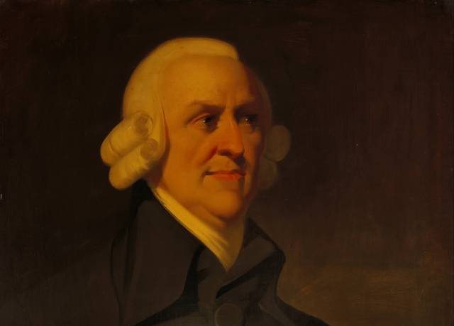 Неизв. художник. Портрет Адама Смита (фрагмент). Ок. 1800