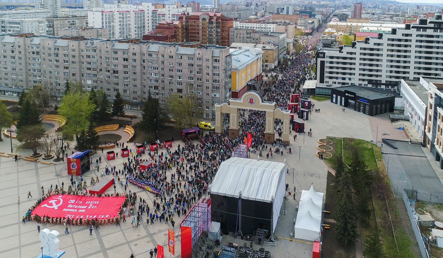 бессмертный полк в канске